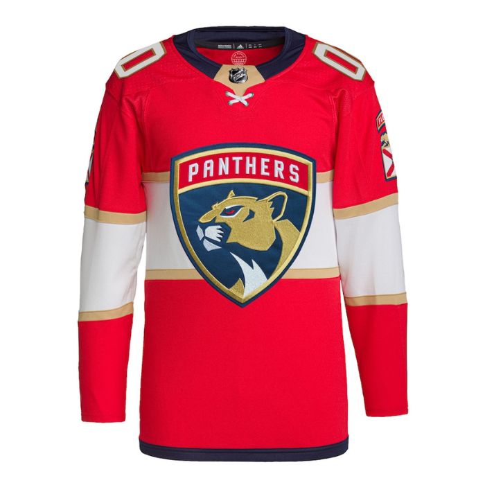 Florida Panthers Unisex Home Primegreen Pro Personalized Jersey - Red - Jersey Teams World