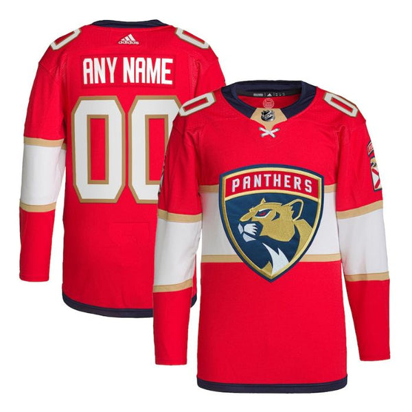 Florida Panthers Unisex Home Primegreen Pro Personalized Jersey - Red - Jersey Teams World