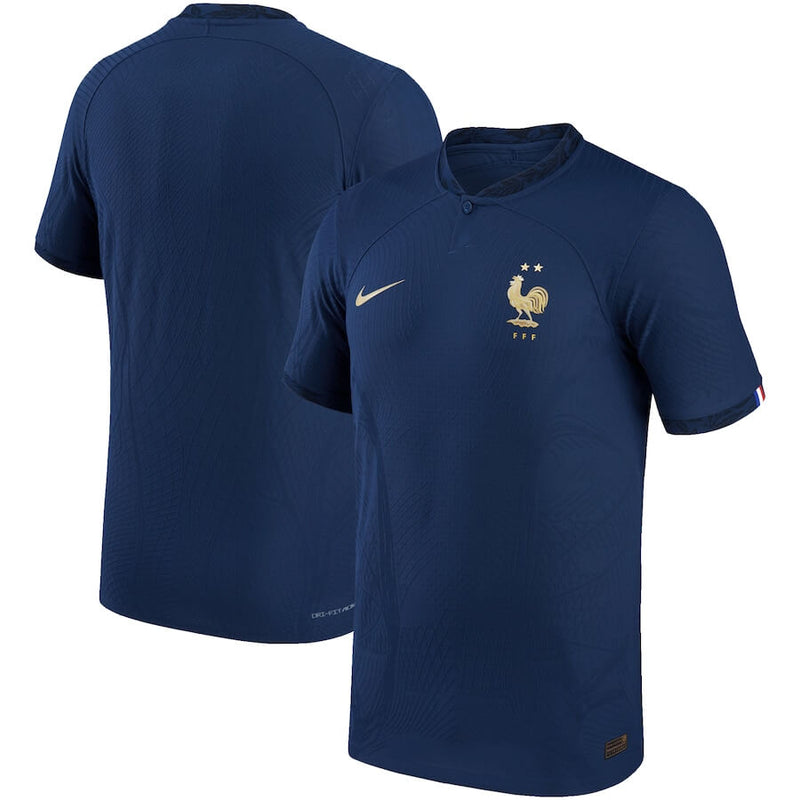 France National Team Home Match Shirt 2022  customized Jersey Unisex - - Jersey Teams World