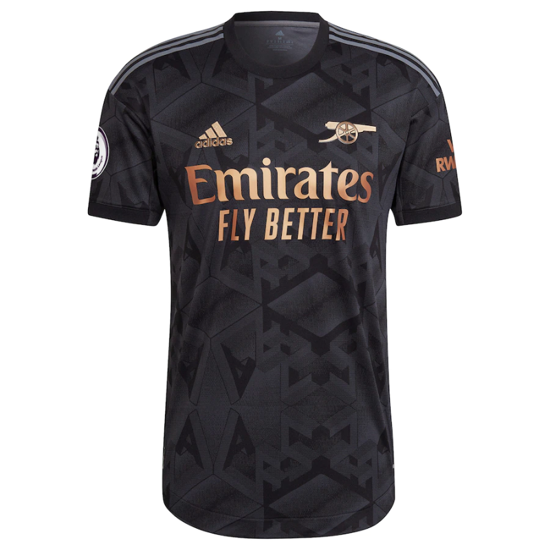 Emile Smith Rowe Arsenal Shirt   2022/23 Away Player Unisex Jersey - Black - Jersey Teams World