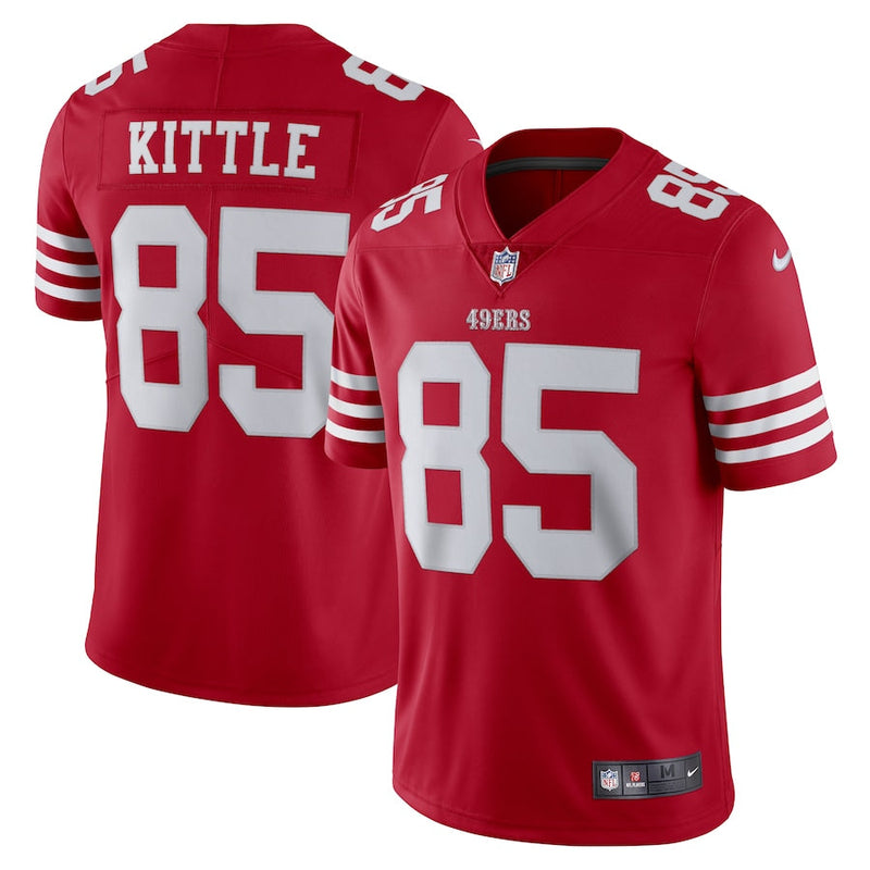 George Kittle Scarlet San Francisco 49ers Vapor Limited jersey Unisex - Red - Jersey Teams World