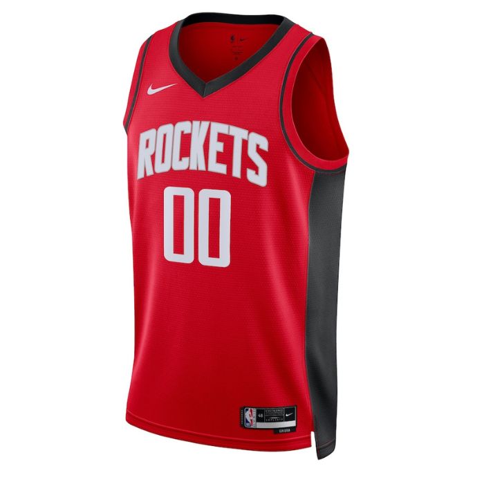 Houston Rockets Unisex 2023 Swingman Custom Pro Official Jersey Red - Icon Edition - Jersey Teams World