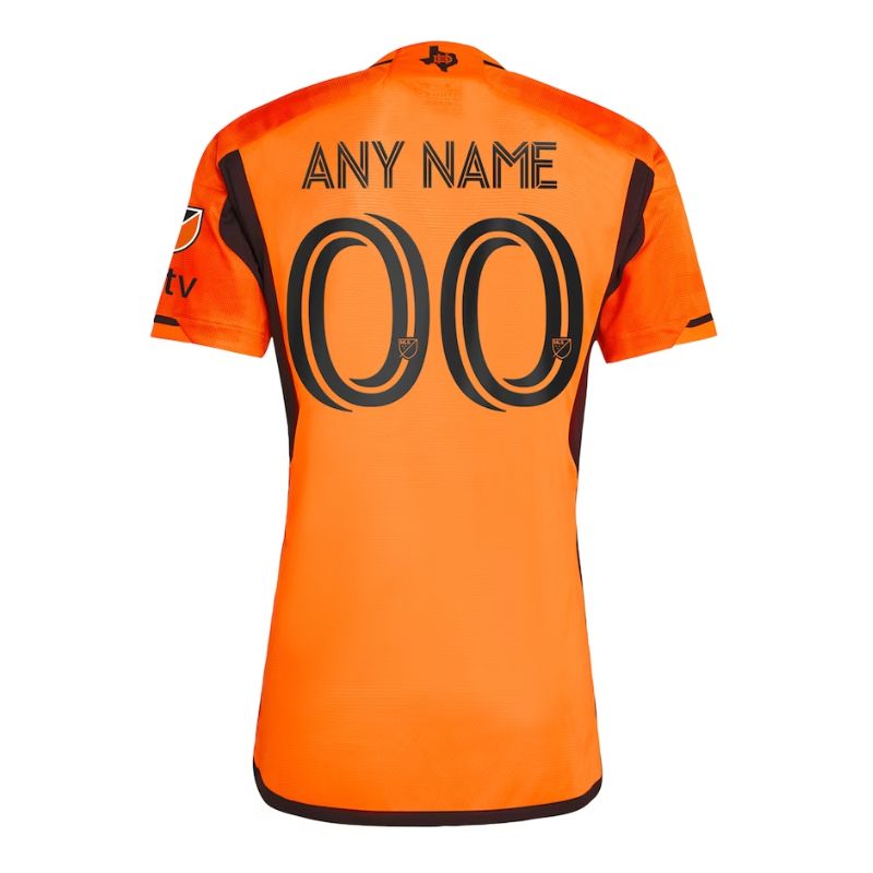 Houston Dynamo FC  Unisex Shirt 2023 Custom Jersey - Orange - Jersey Teams World