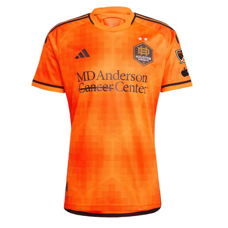 Houston Dynamo FC  Unisex Shirt 2023 Custom Jersey - Orange - Jersey Teams World
