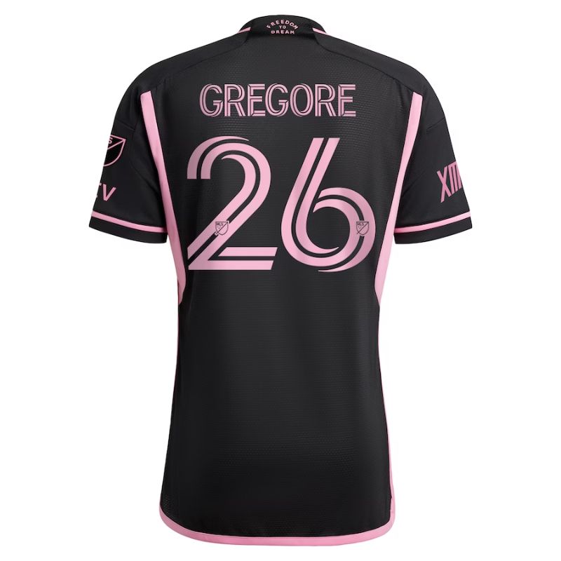 Inter Miami CF Gregore  Black Unisex Shirt 2023/24 Player Jersey - Jersey Teams World
