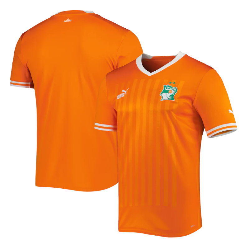 Ivory Coast National Team Shirt 2022/23 Home Custom Jersey - Orange - Jersey Teams World