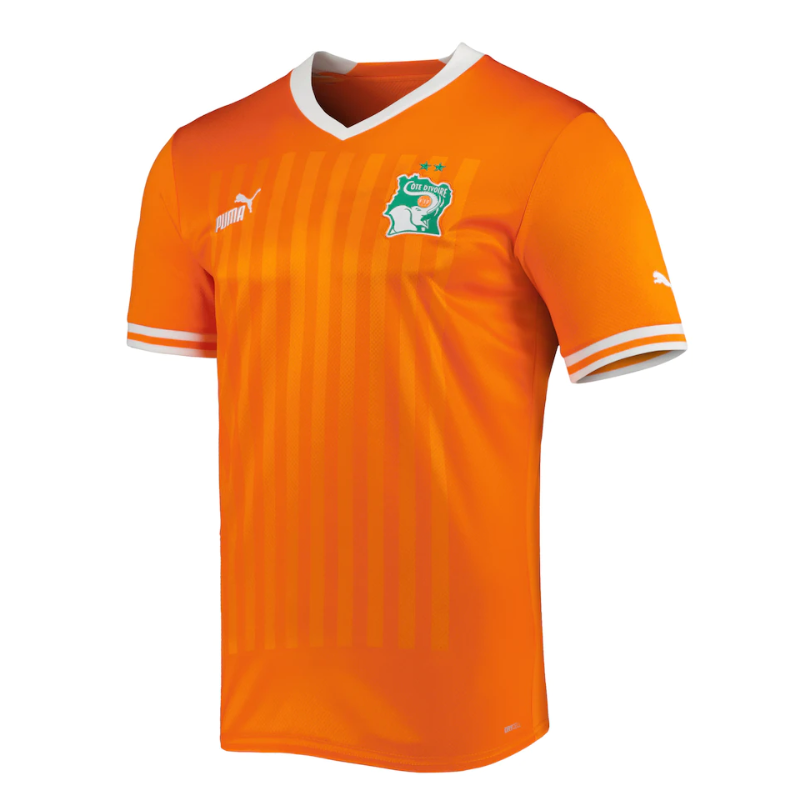 Ivory Coast National Team Shirt 2022/23 Home Custom Jersey - Orange - Jersey Teams World