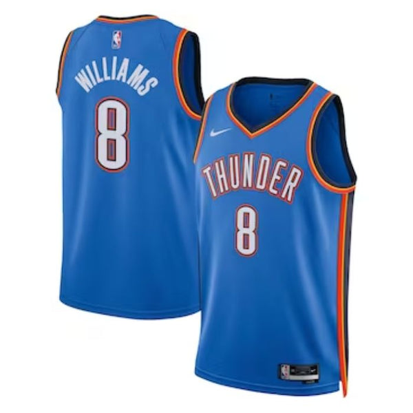 Jalen Williams Oklahoma City Thunder Unisex 2023 Swingman Jersey - Icon Edition - Blue - Jersey Teams World