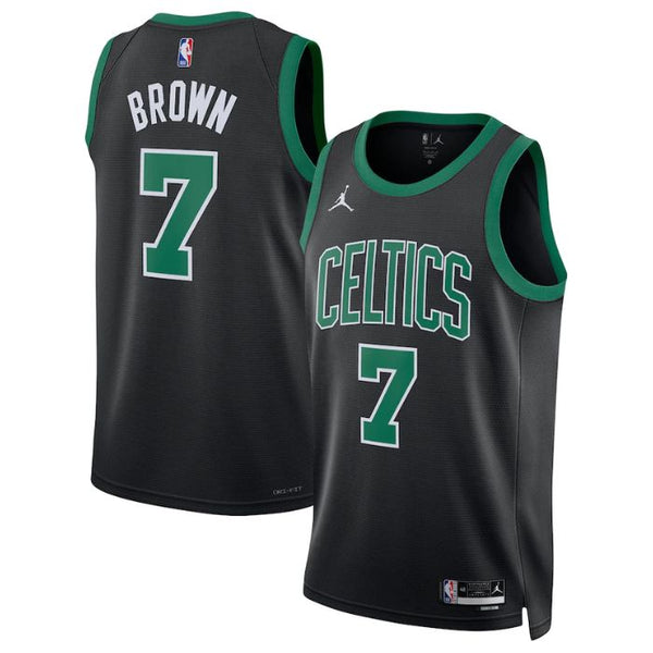 Jaylen Brown Boston Celtics Unisex 2023 Statement Edition Swingman Jersey - Black - Jersey Teams World