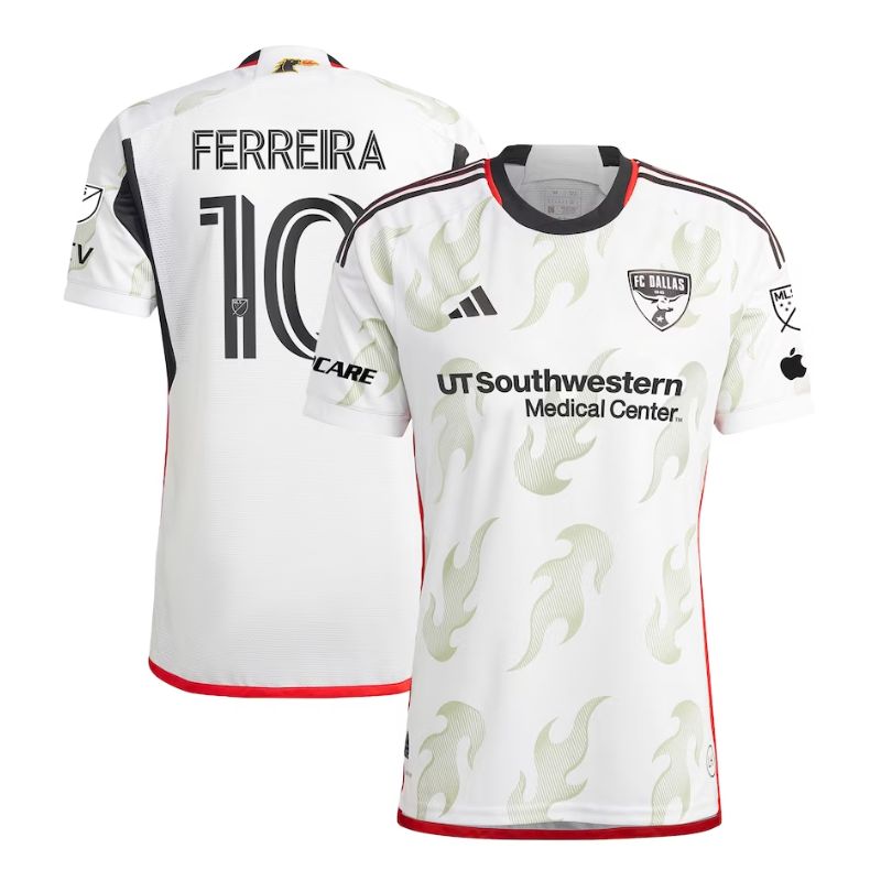Jesus Ferreira FC Dallas Unisex Shirt 2023 Player Jersey - White - Jersey Teams World