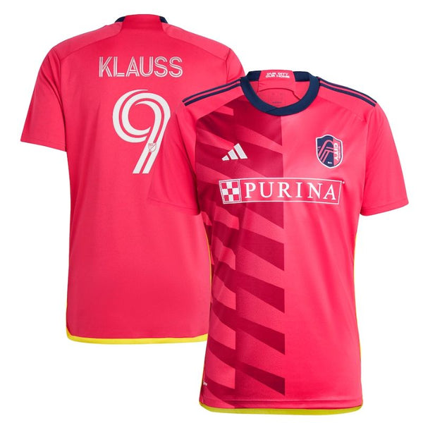 João Klauss Player Jersey St. Louis City SC  Unisex Shirt 2023 - Red - Jersey Teams World
