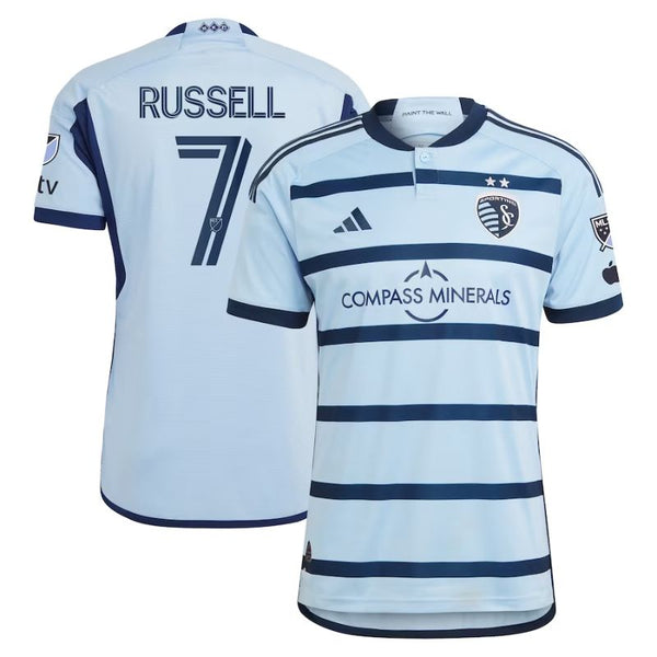 Johnny Russell Sporting Kansas City  Unisex Shirt 2023 Player Jersey - Light Blue - Jersey Teams World