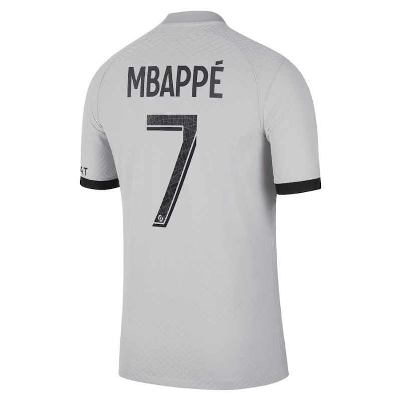 Kylian Mbappé Paris Saint-Germain 2022/23 Away Vapor Match Authentic Player Jersey - Black - Jersey Teams World