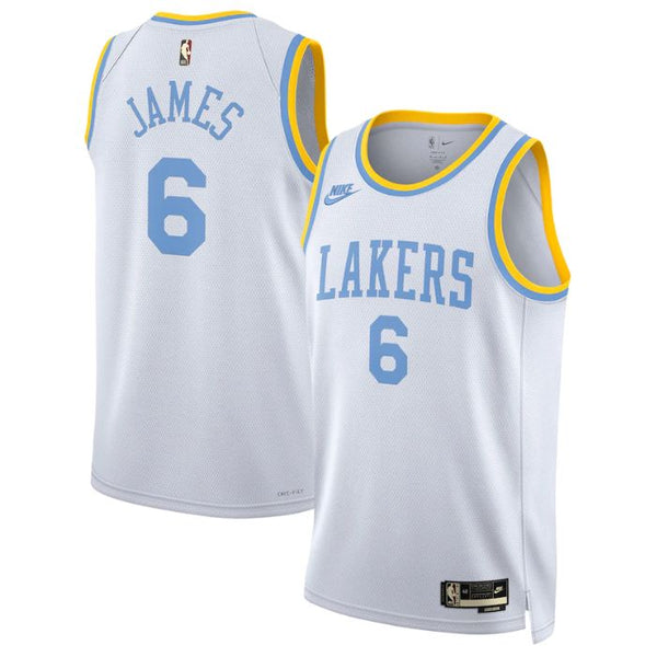 LeBron James Los Angeles Lakers 2023 Swingman Jersey White - Classic Edition - Jersey Teams World