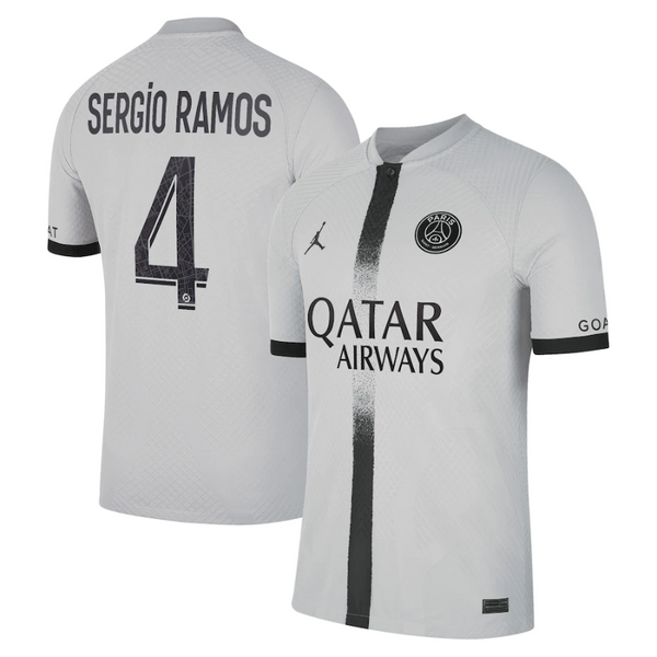Sergio Ramos Paris Saint-Germain 2022/23 Away Vapor Match Player Jersey - Black - Jersey Teams World