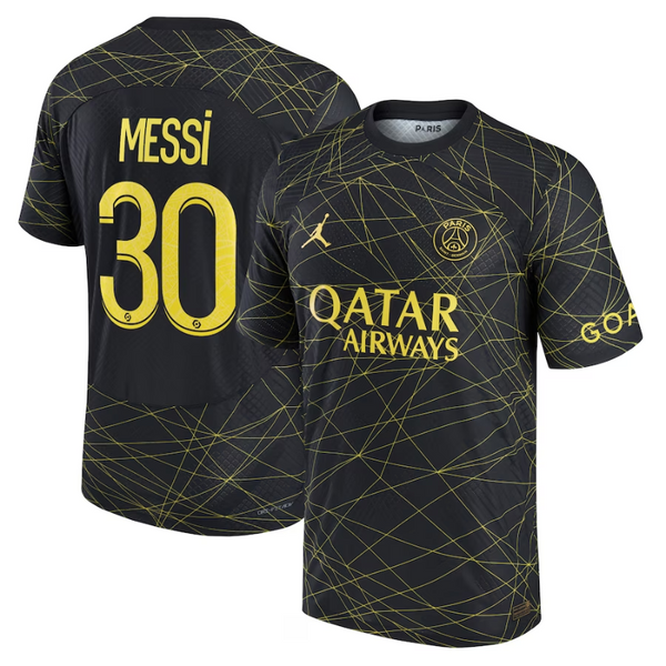 Lionel Messi Paris Saint-Germain 2022/23 Fourth Vapor Match Authentic Player Jersey - Black - Jersey Teams World