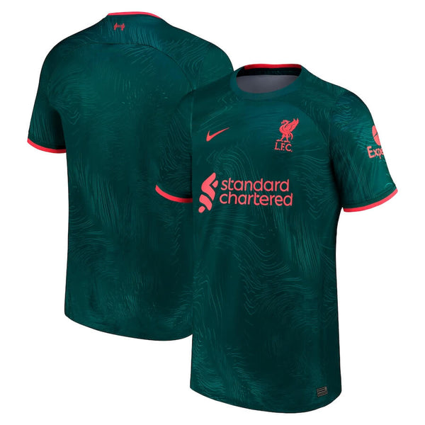 Liverpool Third Stadium Shirt   2022-23 customized Unisex Jersey  - Green - Jersey Teams World