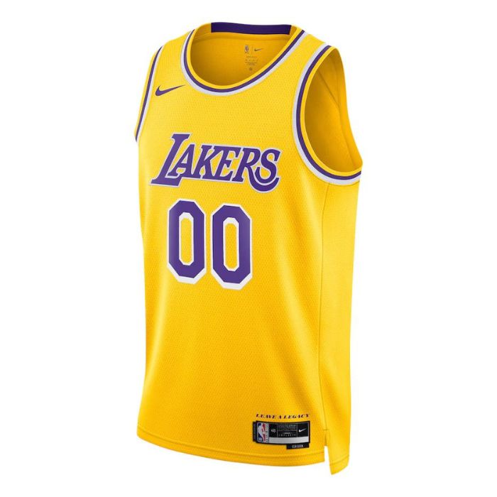 Los Angeles Lakers Unisex 2023 Swingman Customized Jersey Gold - Icon Edition - Jersey Teams World