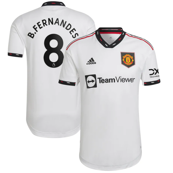 Manchester United Away Shirt   2022-23 with B.Fernandes 8 printing - Jersey Teams World