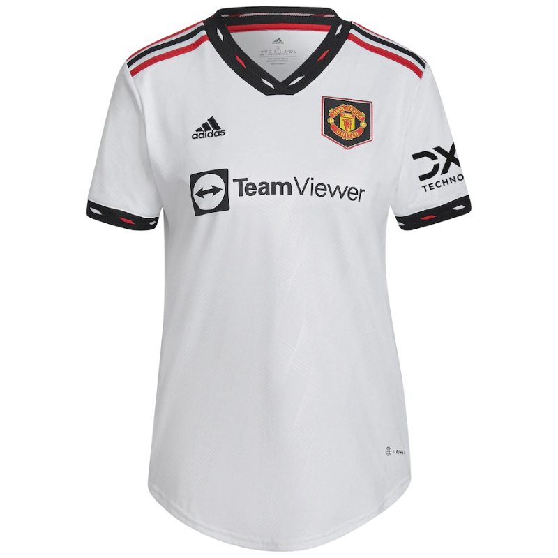 Manchester United Women's 2022/23 Away Custom Unisex Jersey - White - Jersey Teams World