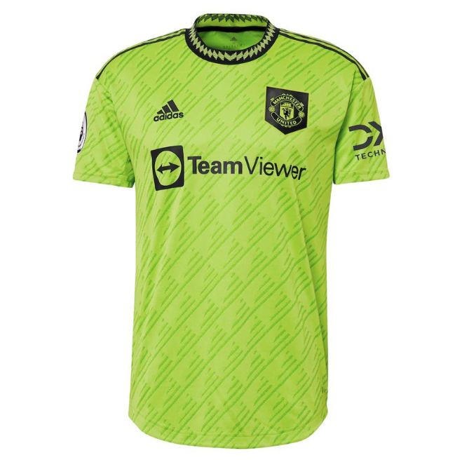 Manchester United Shirt 2022/23 Third Unisex Custom Jersey - Neon Green - Jersey Teams World
