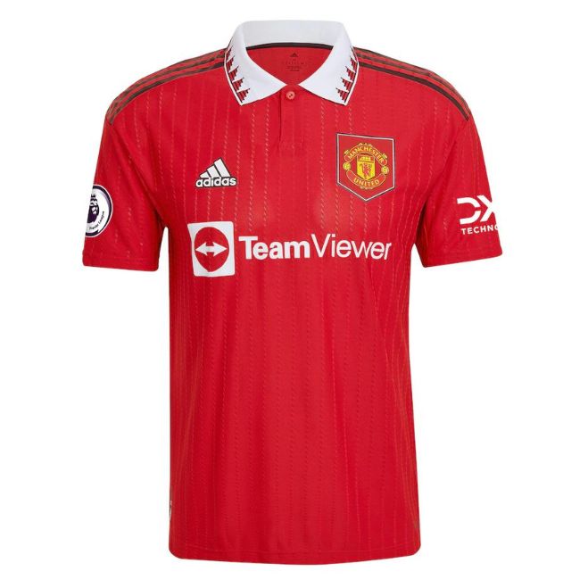 Manchester United Unisex Shirt 2022/23 Home Custom Jersey - Red - Jersey Teams World