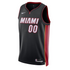 Miami Heat Unisex 2023 Swingman Customized Jersey Black - Icon Edition - Jersey Teams World