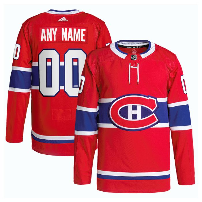 Montreal Canadiens Home Primegreen Unisex Pro Personalized Jersey - Red - Jersey Teams World