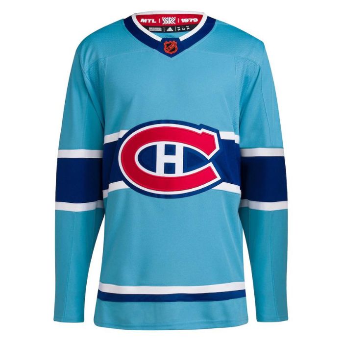 Montreal Canadiens Reverse Retro 2.0 Unisex Personalized Jersey - Light Blue - Jersey Teams World