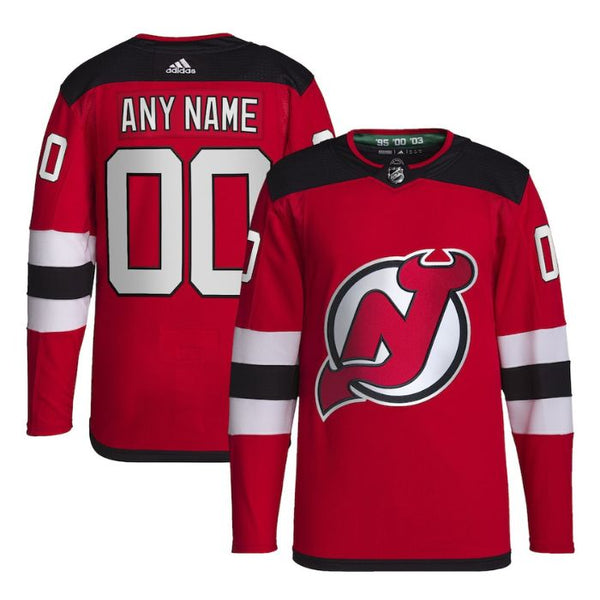 New Jersey Devils Unisex Home Primegreen Pro Personalized Jersey - Red - Jersey Teams World