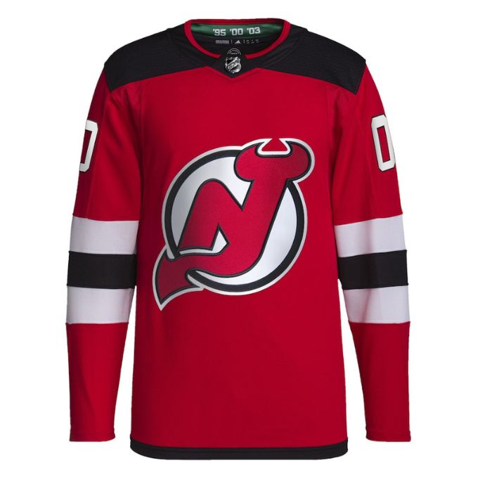 New Jersey Devils Unisex Home Primegreen Pro Personalized Jersey - Red - Jersey Teams World