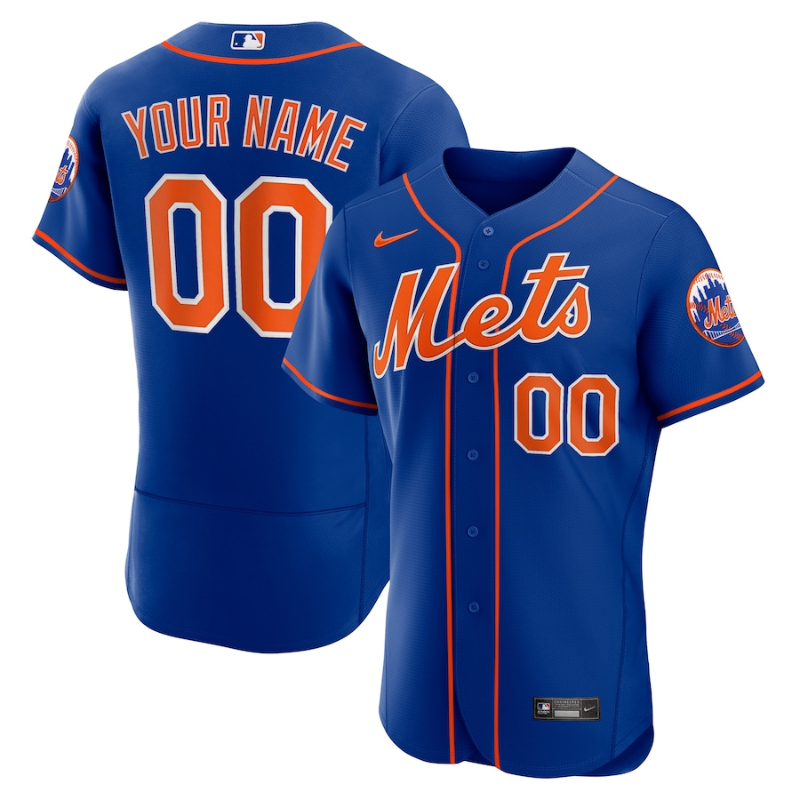 New York Mets Royal Team 2022 Alternate Custom Jersey Unisex Pro Official - Jersey Teams World