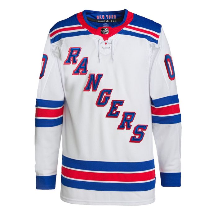 New York Rangers Unisex Away Primegreen Pro Personalized Jersey - White - Jersey Teams World