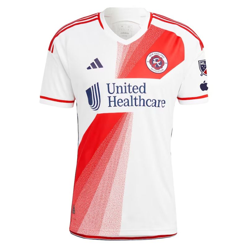 New England Revolution  Unisex Shirt 2023/24 Custom Jersey - White - Jersey Teams World