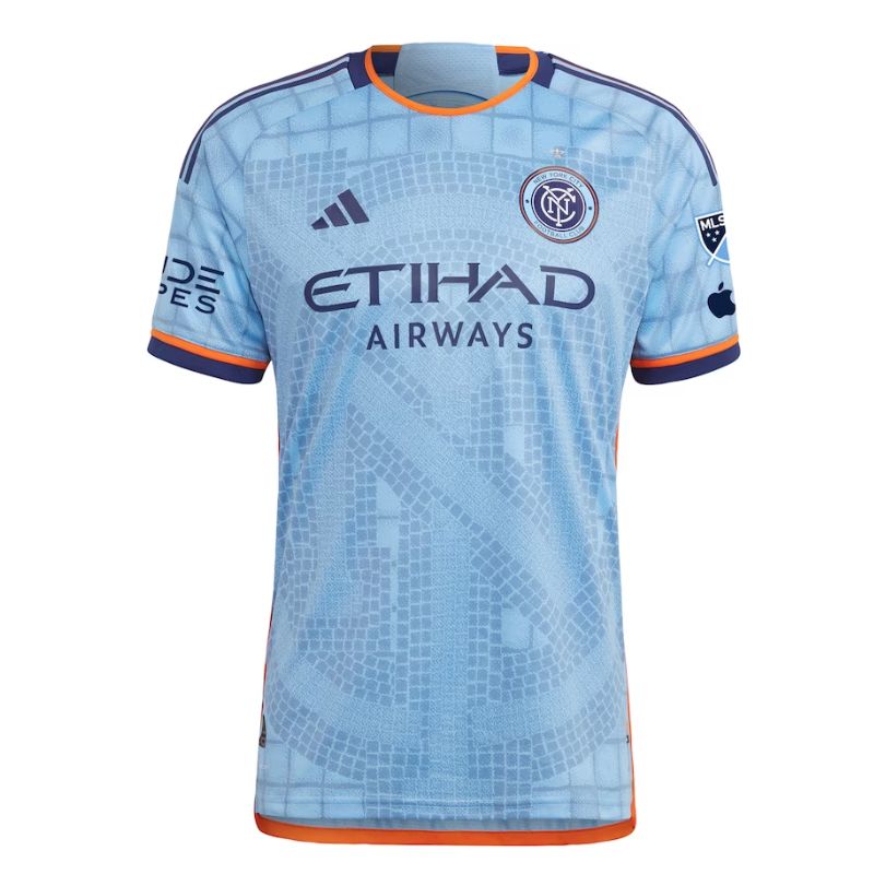 New York City FC  Unisex Shirt 2023/24 Custom Jersey - Light Blue - Jersey Teams World