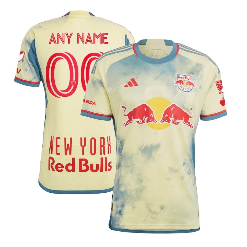 New York Red Bulls  Unisex Shirt 2023/24 Custom Jersey - Yellow - Jersey Teams World