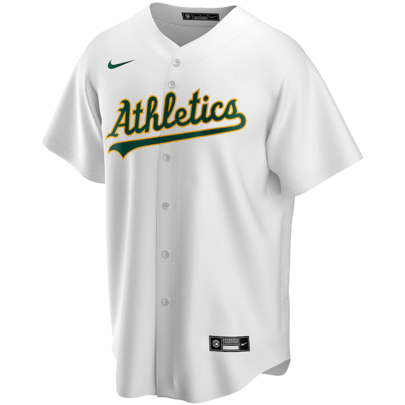 Oakland Athletics Team 2022 Home Custom Jersey Unisex Pro Official - White - Jersey Teams World