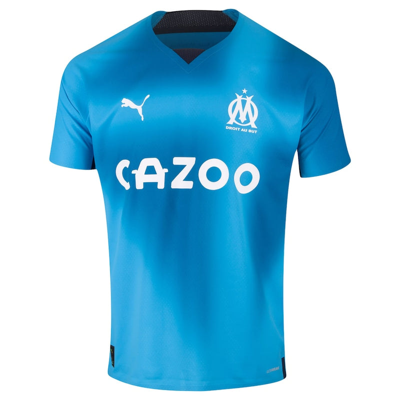 Olympique de Marseille Third jerseys 2022-2023 Customized Shirt  Unisex - Blue - Jersey Teams World