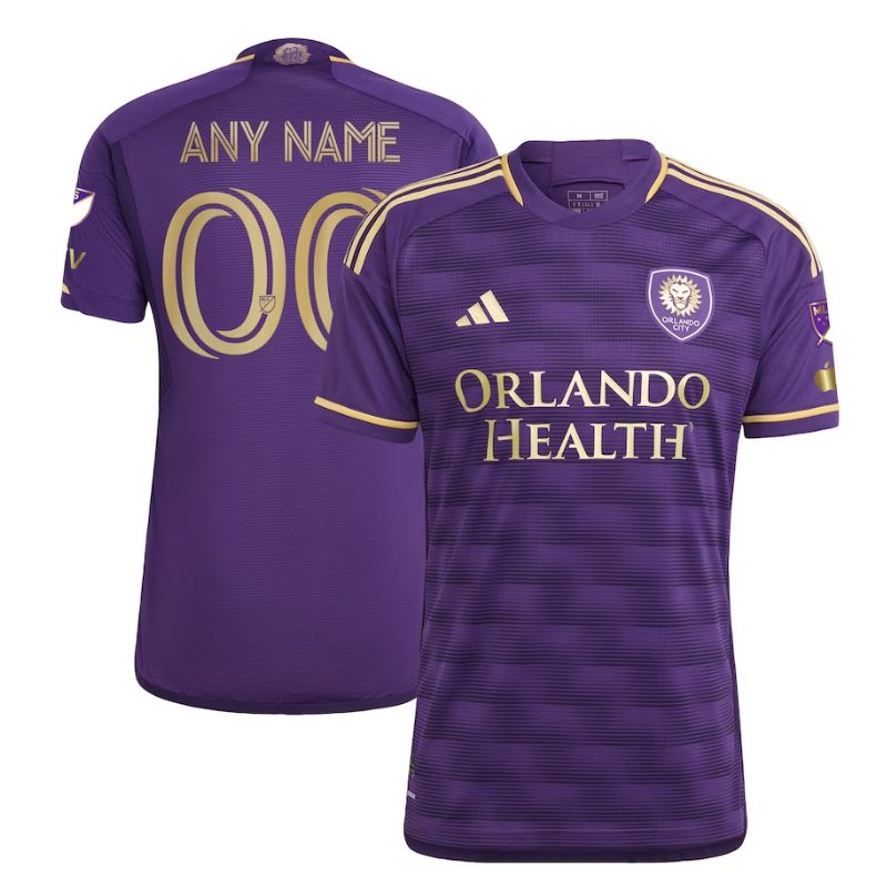 Orlando City SC  Unisex Shirt 2023/24 Custom Jersey - Purple - Jersey Teams World