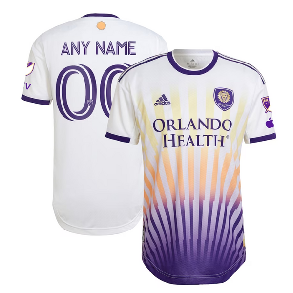 Orlando City SC  Unisex Shirt 2023 Custom Jersey - White - Jersey Teams World