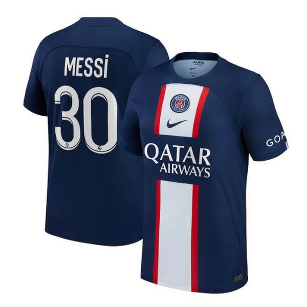 Paris Saint-Germain Home Unisex Shirt 2022-23 -  Messi 30 printing - Jersey Teams World