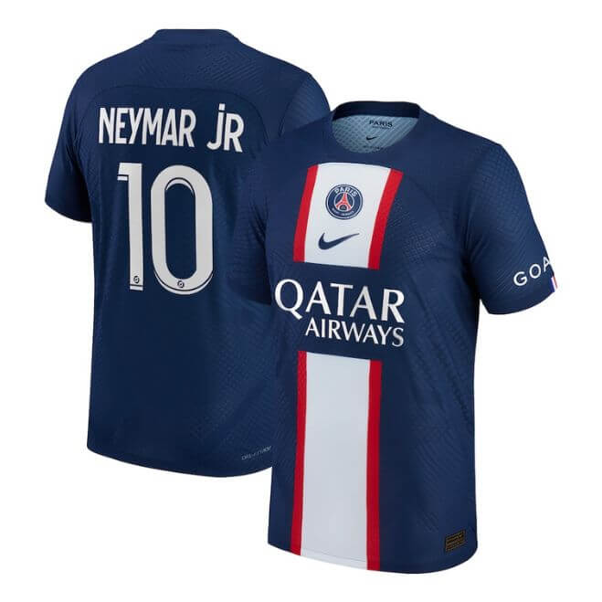 Paris Saint-Germain Home Unisex Shirt 2022-23 with Neymar Jr 10 printing - Jersey Teams World