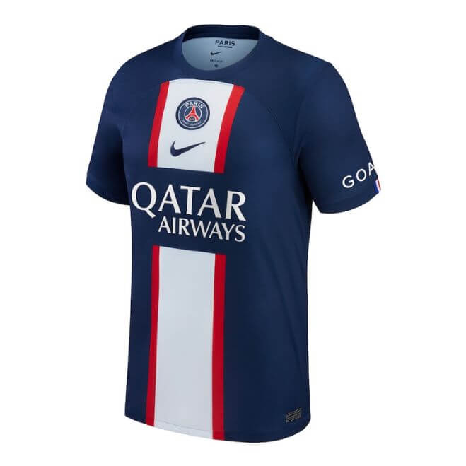 Paris Saint-Germain Home Vapor Match Shirt 2022-23 with Mbappé 7 printing - Jersey Teams World