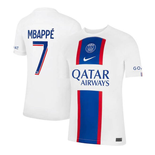 Paris Saint-Germain Third Shirt 2022-23 with Mbappé 7 printing - Jersey Teams World