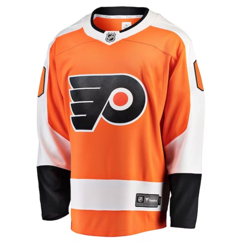 Philadelphia Flyers Team Home Breakaway Unisex Personalized Jersey - Orange - Jersey Teams World