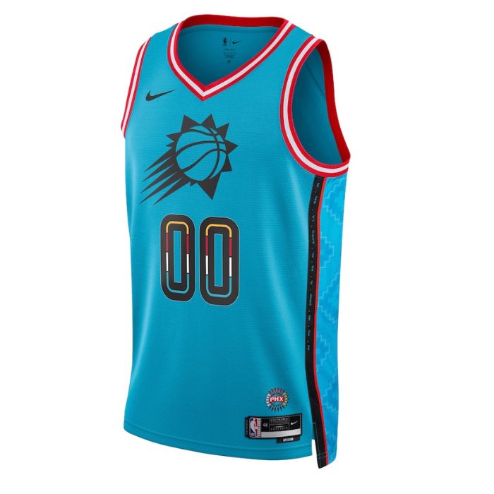 Phoenix Suns Unisex 2023 Swingman Custom Pro Official Jersey - City Edition - Turquoise - Jersey Teams World