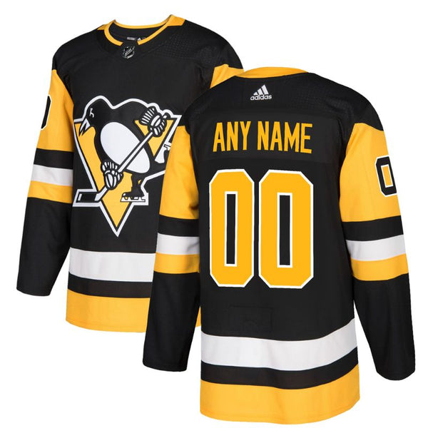 Pittsburgh Penguins Team Unisex Pro Personalized Jersey - Black - Jersey Teams World