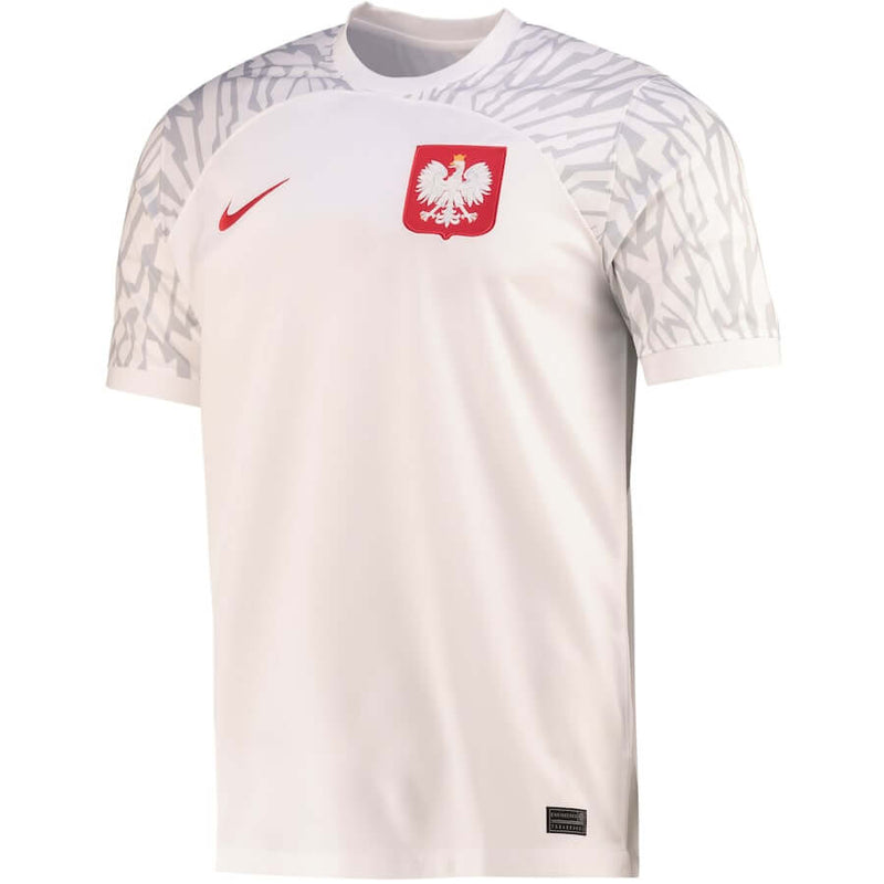 Poland National Team Home Shirt 2023  customized Jersey Unisex - White - Jersey Teams World