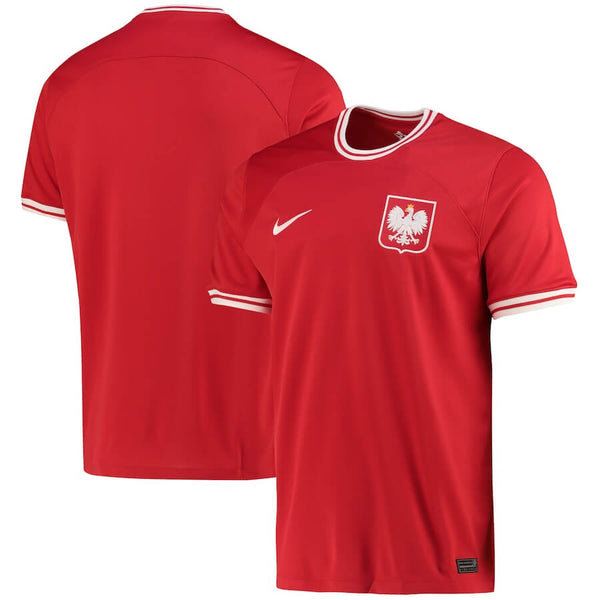 Poland National Team Away Shirt 2023  customized Jersey Unisex - Red - Jersey Teams World