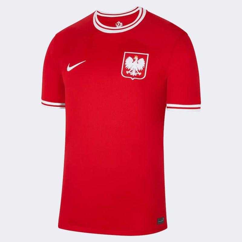 Poland National Team Away Shirt 2023  customized Jersey Unisex - Red - Jersey Teams World